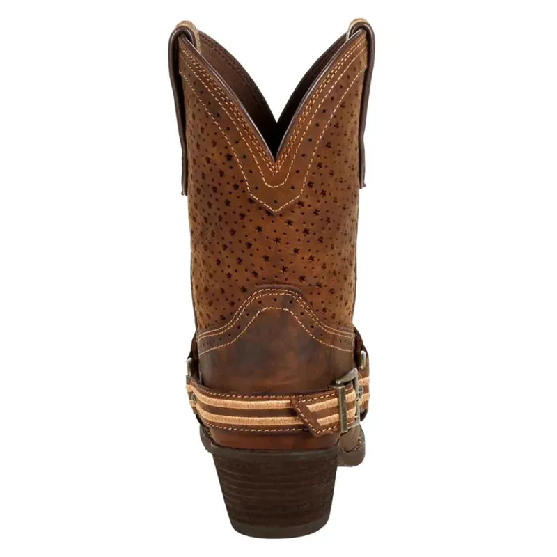 Durango Crush Ladies Short Western Boots - Bomber Brown-2