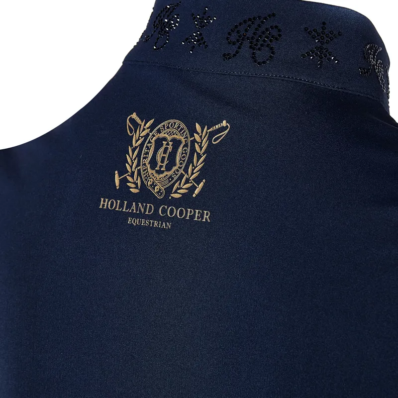 Holland Cooper Crystal Ladies Base Layer - Ink Navy-5