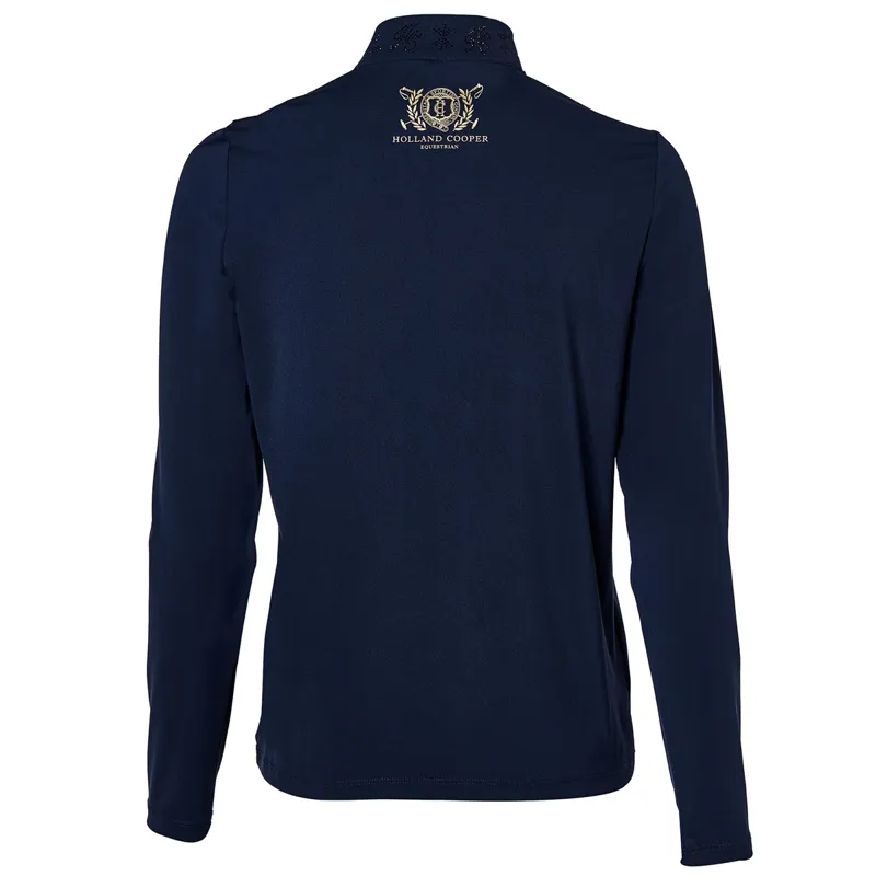 Holland Cooper Crystal Ladies Base Layer - Ink Navy-4