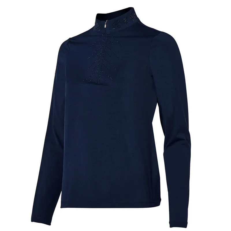 Holland Cooper Crystal Ladies Base Layer - Ink Navy-9