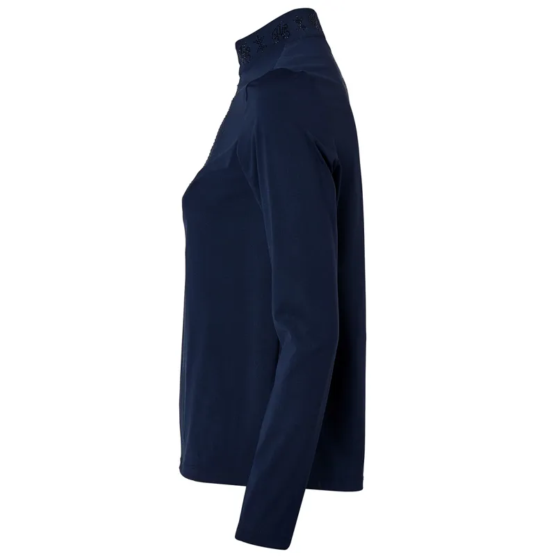 Holland Cooper Crystal Ladies Base Layer - Ink Navy-7