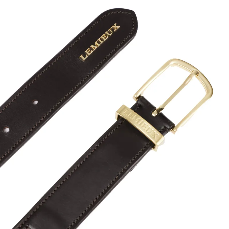 LeMieux Crystal Insert Belt - Brown -2