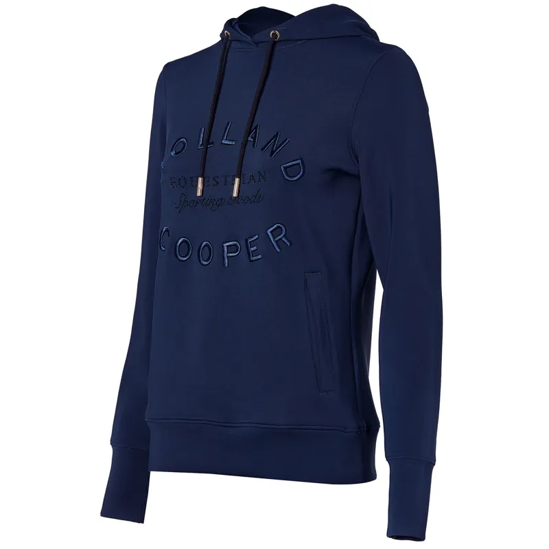 Holland Cooper Crystal Ladies Hoodie - Navy-3