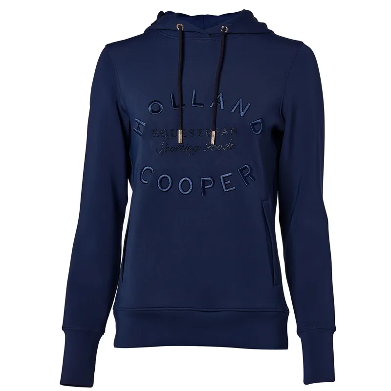 Holland Cooper Crystal Ladies Hoodie - Navy-2