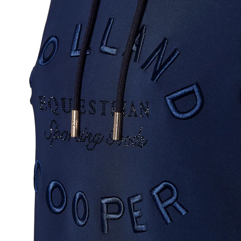 Holland Cooper Crystal Ladies Hoodie - Navy-1