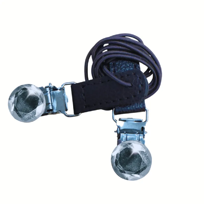 Equetech Crystal Showing Number Clips - Navy