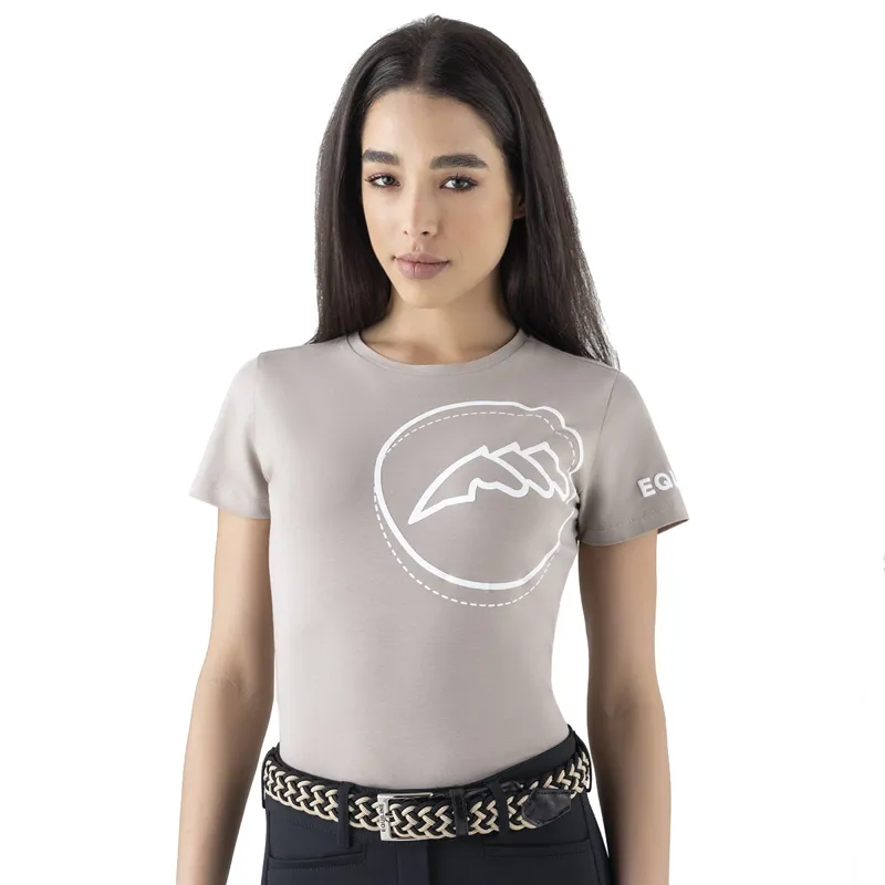 Equiline Cubry Short Sleeve Ladies Tee - Dove