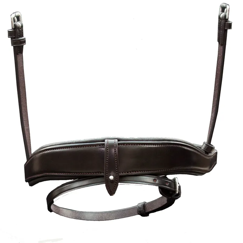 Henry James Dressage Crank Noseband - Havana Brown