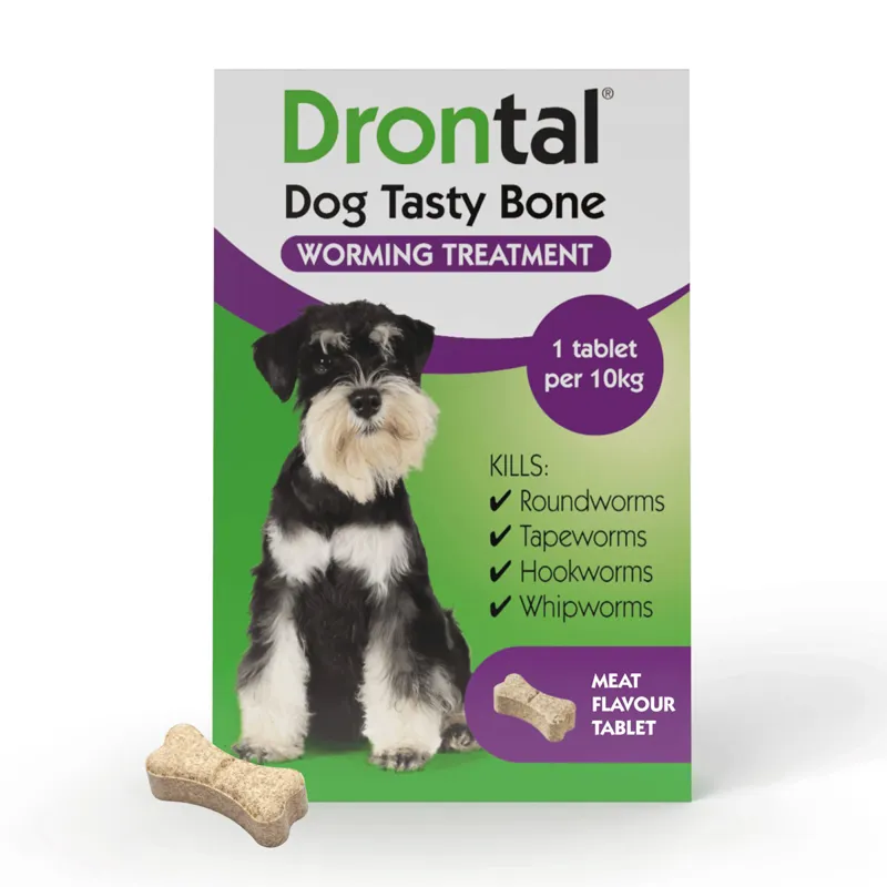 Drontal Dog Tasty Bone Worming Tablets