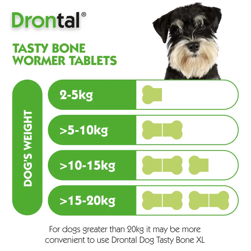 Drontal Dog Tasty Bone Worming Tablets-7