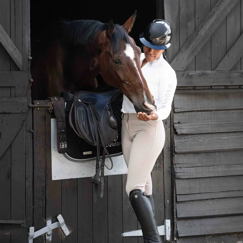 EQUIDRY Womens Waterproof Riding Breeches - Beige-7