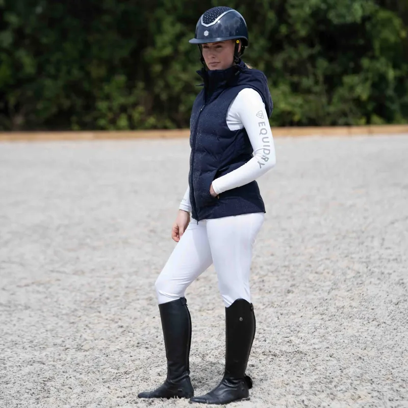 EQUIDRY Womens Waterproof Competition Breeches - White-5