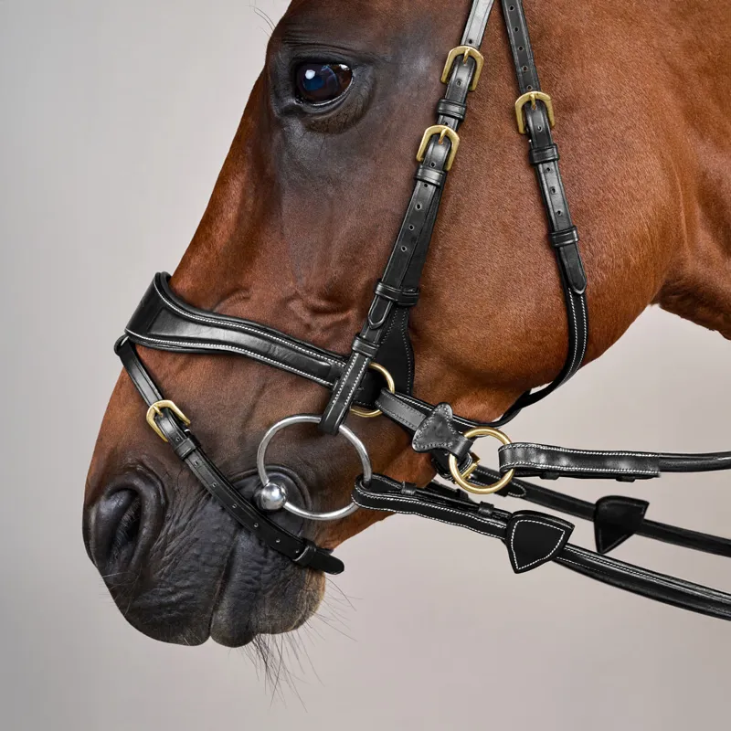 Dy'on D Collection D Motion Flash Bitless Multi Bridle - Black-10