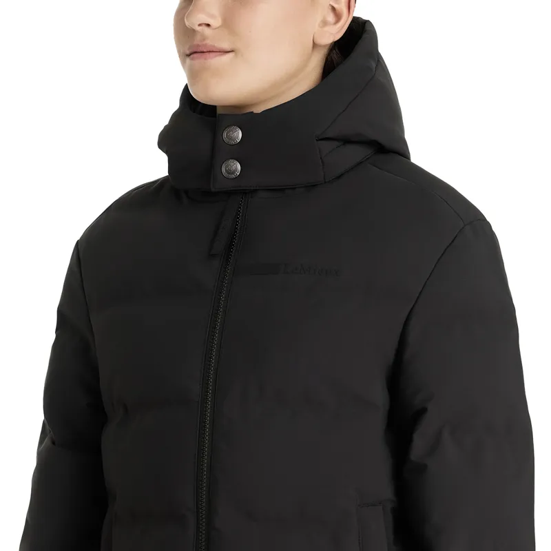 LeMieux Young Rider Daisy Waterproof Junior Coat - Black-4