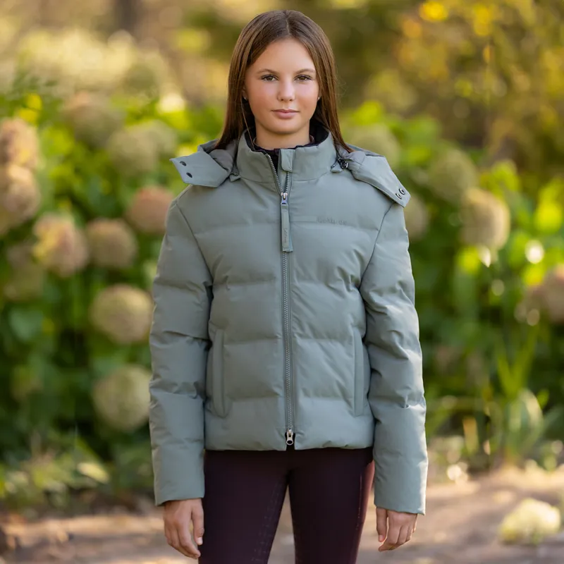 LeMieux Young Rider Daisy Waterproof Junior Coat - Rosemary-1