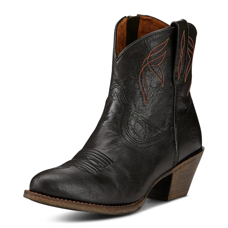 Ariat Darlin Womens Short Western Boots - Old Black