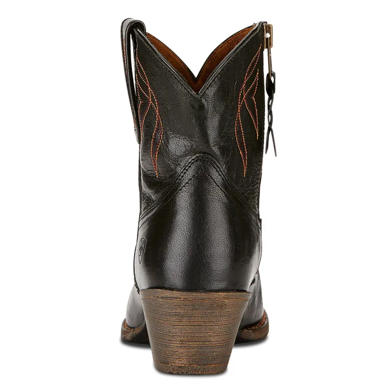 Ariat Darlin Womens Short Western Boots - Old Black-4