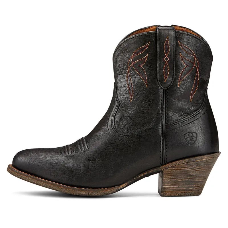 Ariat Darlin Womens Short Western Boots - Old Black-3