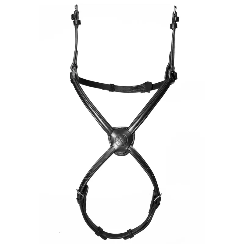 Henry James Double Buckle Grackle Noseband - Black
