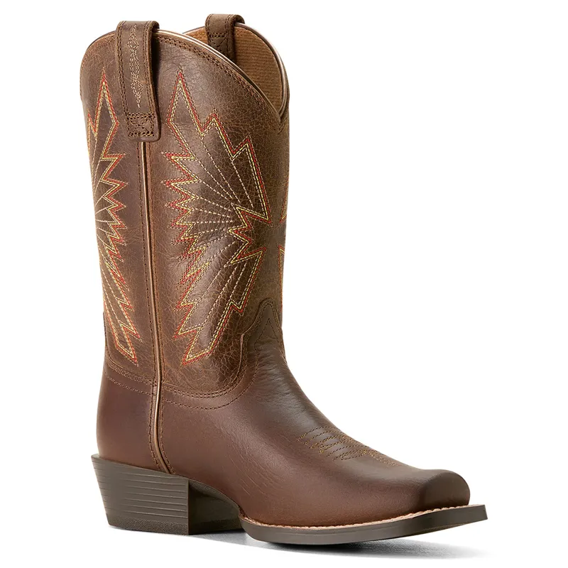 Ariat Decatur Junior Western Boots - Honey Bee-3