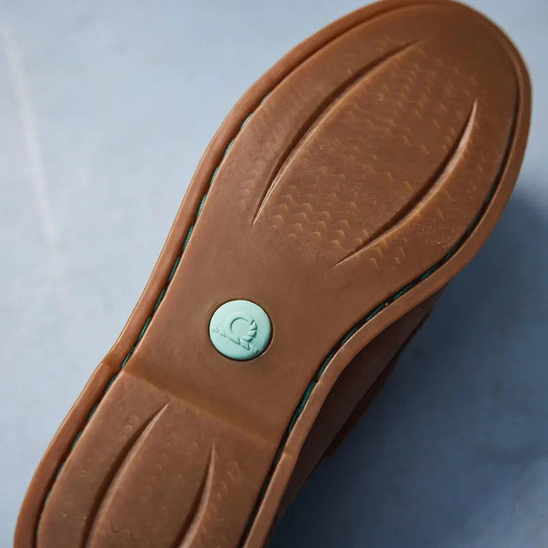 Chatham Deck Lady II G2 Ladies Premium Leather Boat Shoes - Walnut-4