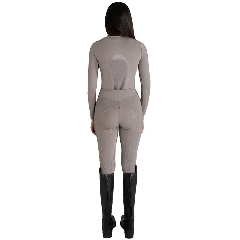 Aztec Diamond Define Ladies Long Sleeve Base Layer - Truffle-6