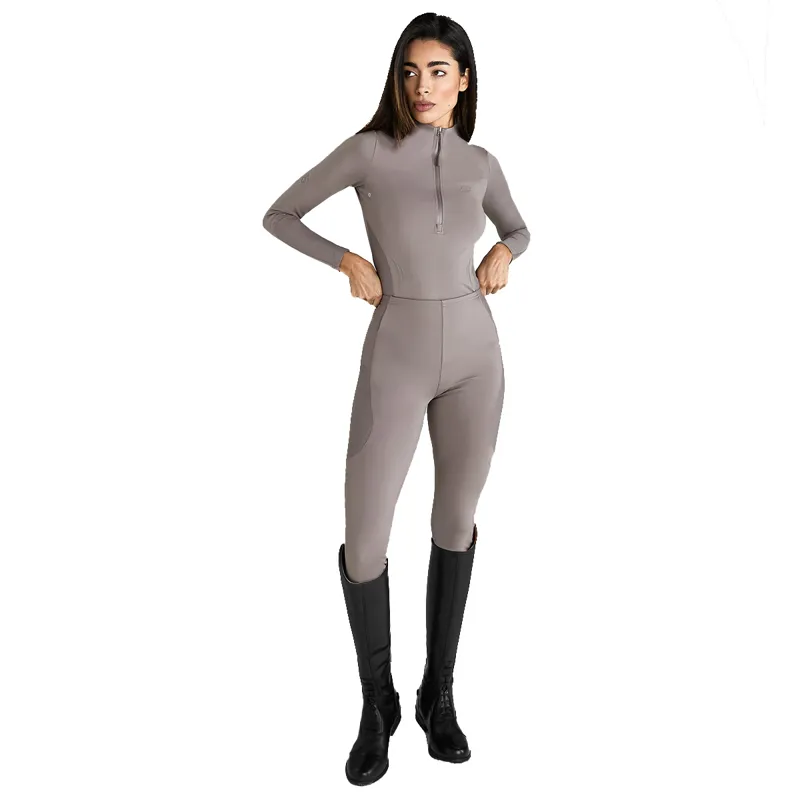 Aztec Diamond Define Ladies Long Sleeve Base Layer - Truffle-5