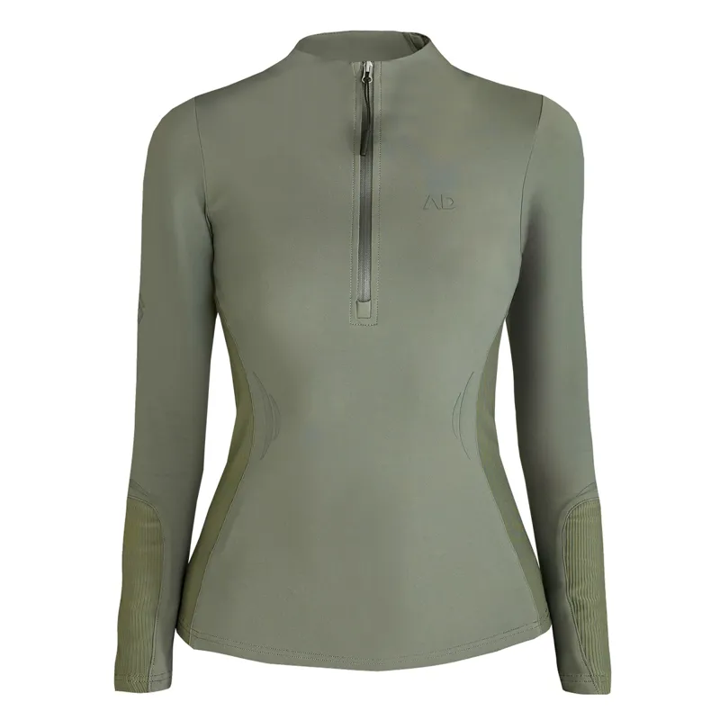 Aztec Diamond Define Ladies Long Sleeve Base Layer - Sage-3
