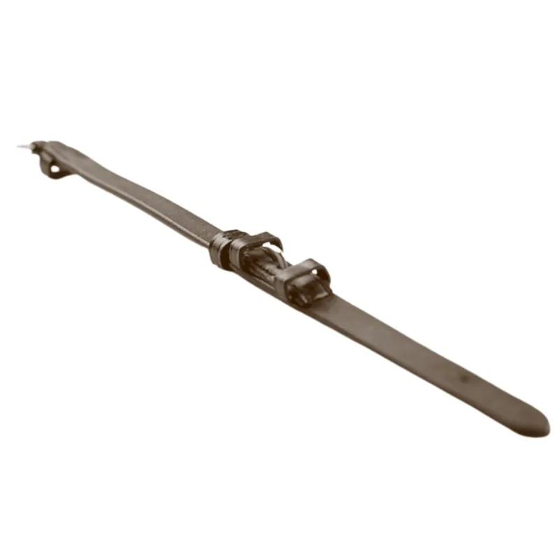 Dever Ascot Billet Cheek Pieces - Brown-1
