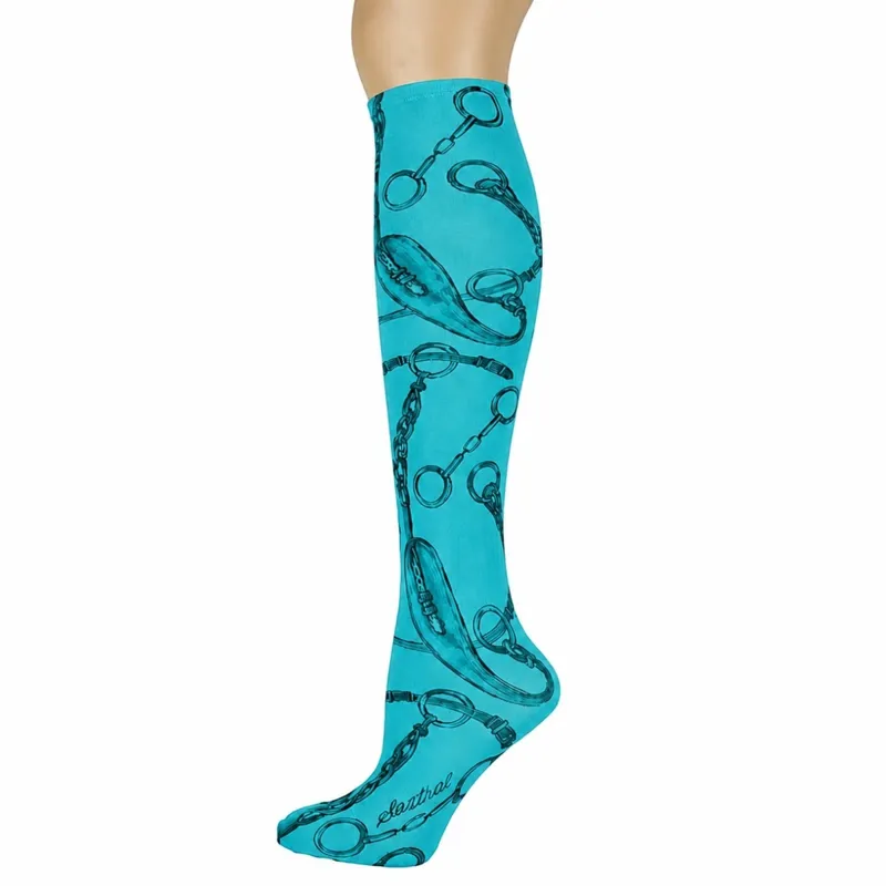 Dever Bits n Pieces Riding Socks - Turquoise
