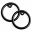 Dever Peacock Rings For Safety Irons - Black