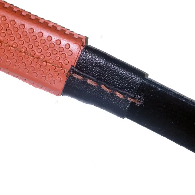 Dever Classic Arab Rubber Grip Race Reins - Brown-2