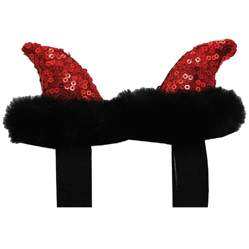 Equetech Halloween Bridle Horns - Too Hot Devil