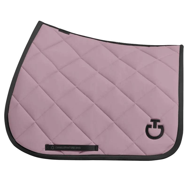 Cavalleria Toscana Diamond Quilted Dressage Saddlecloth - Grape Shake