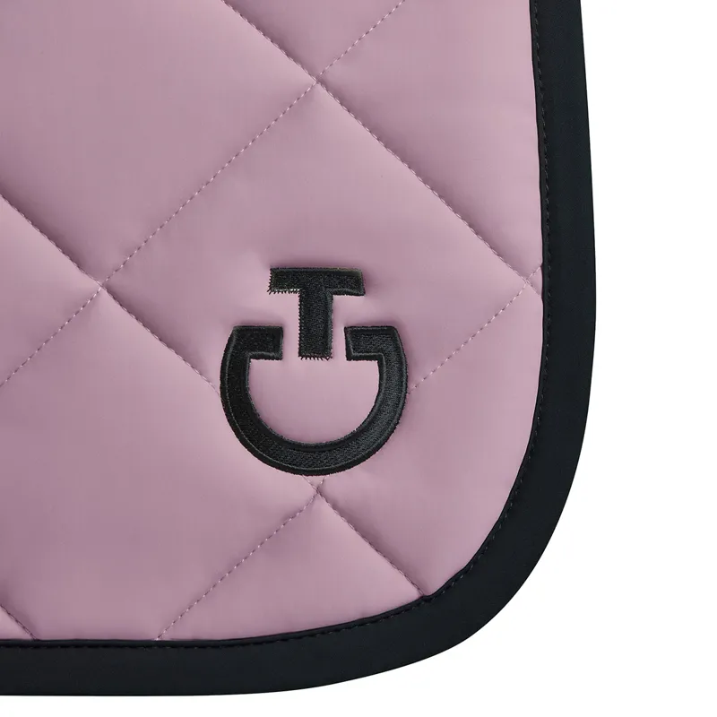 Cavalleria Toscana Diamond Quilted Dressage Saddlecloth - Grape Shake-1