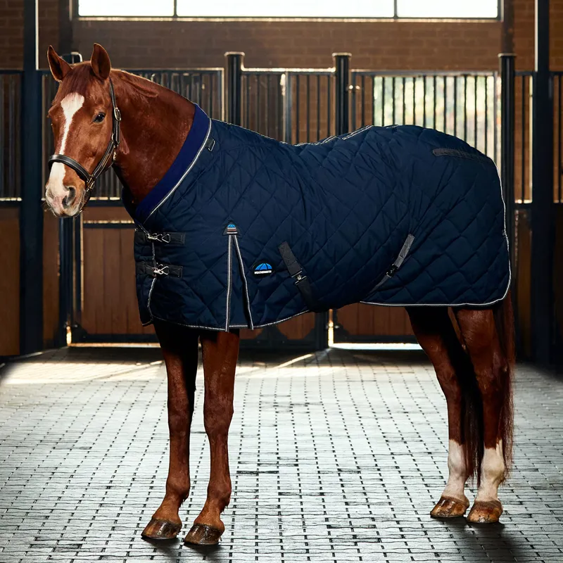 WeatherBeeta ComFiTec 1000D Diamond Quilt 220g Stable Rug - Navy-10