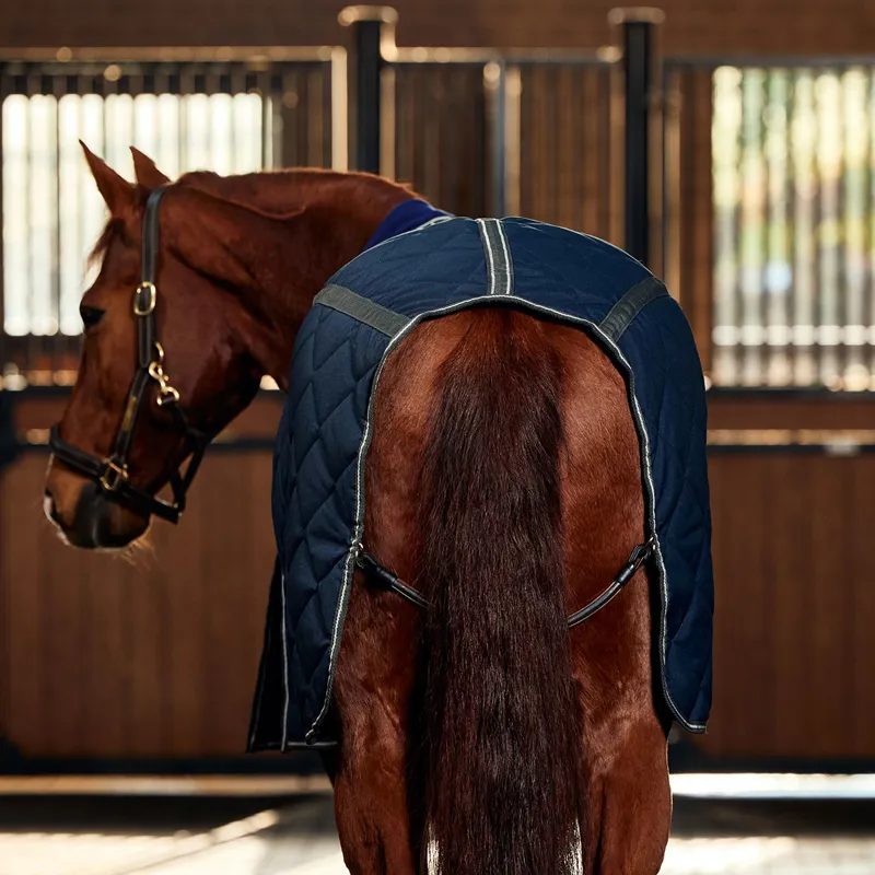 WeatherBeeta ComFiTec 1000D Diamond Quilt 220g Stable Rug - Navy-8