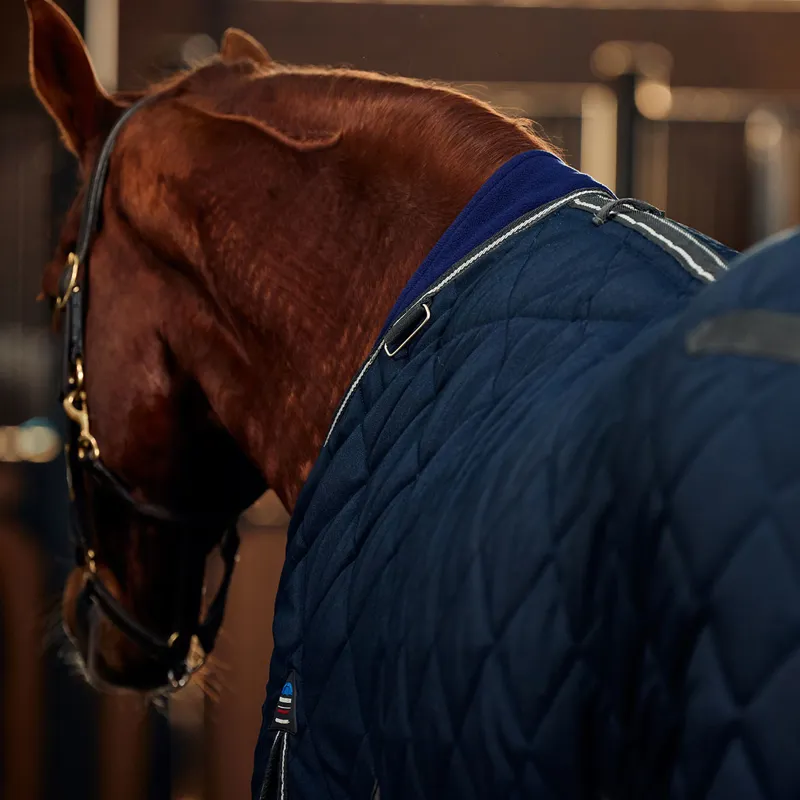 WeatherBeeta ComFiTec 1000D Diamond Quilt 220g Stable Rug - Navy-5