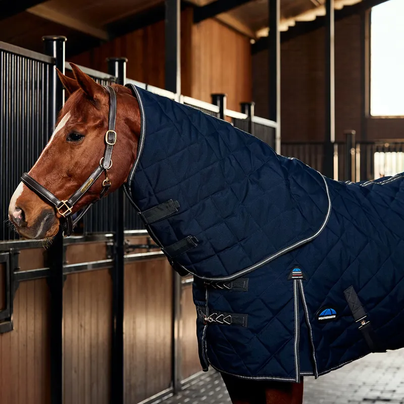 WeatherBeeta ComFiTec 1000D Diamond Quilt 220g Stable Rug - Navy-3
