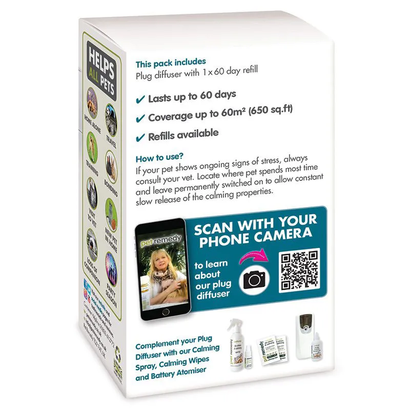 Pet Remedy Pet Calming Diffuser Refill Bottles - 2x 40ml-1