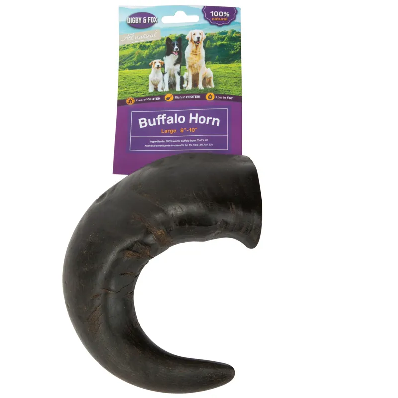Digby and Fox Buffalo Horns for Dogs