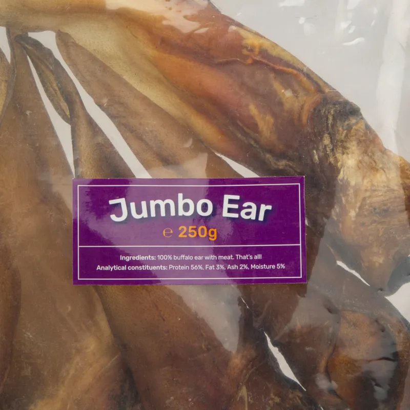 Digby and Fox Buffalo Jumbo Ears for Dogs-2