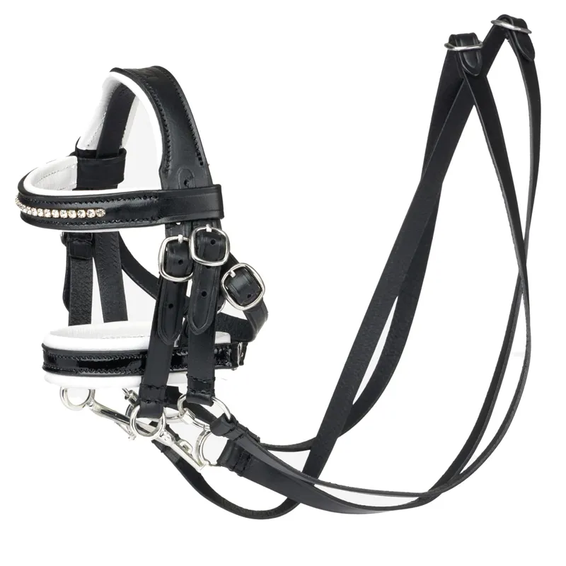 LeMieux Mini Toy Pony Double Bridle - Black