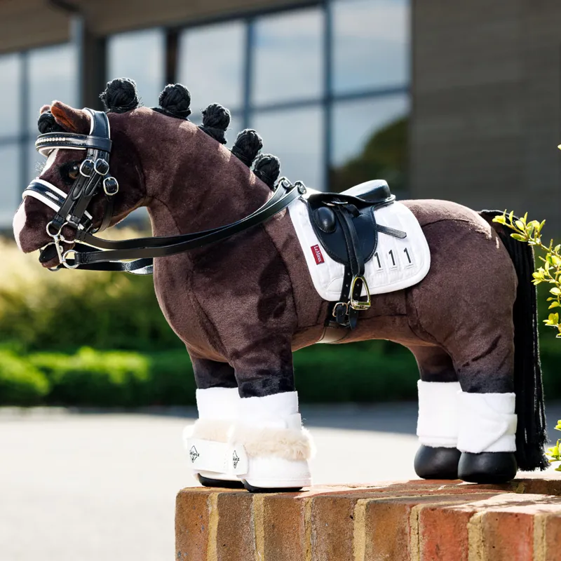 LeMieux Mini Toy Pony Double Bridle - Black-1