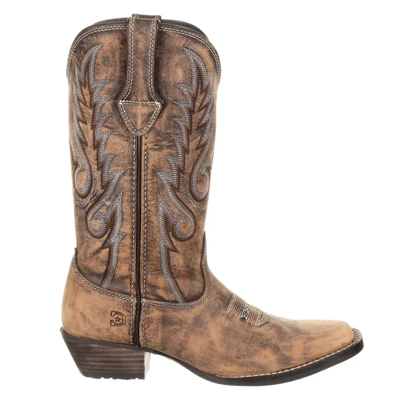 Durango Dream Catched Ladies Western Boots - Distressed Brown-2