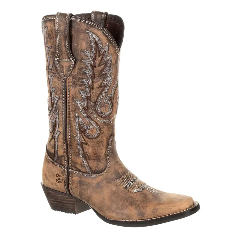 Durango Dream Catched Ladies Western Boots - Distressed Brown