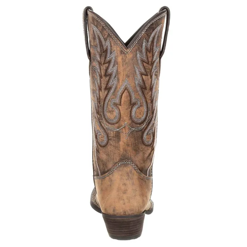 Durango Dream Catched Ladies Western Boots - Distressed Brown-5