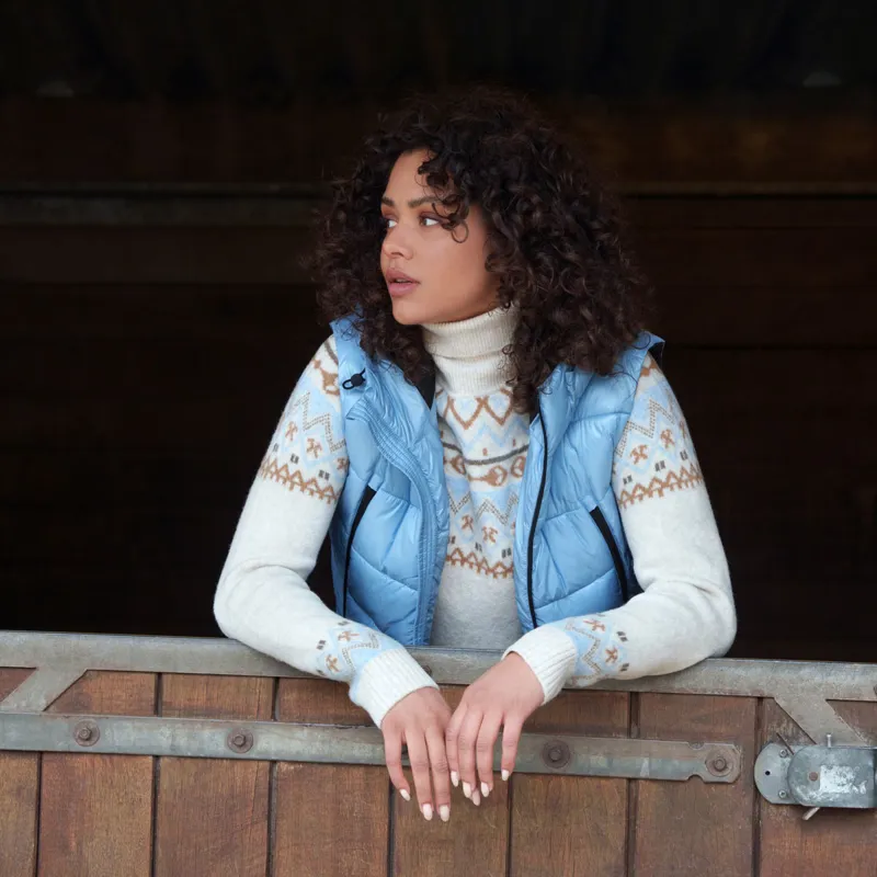 HV Polo Dyanne Ladies Pullover Jumper - Natural Heather-2