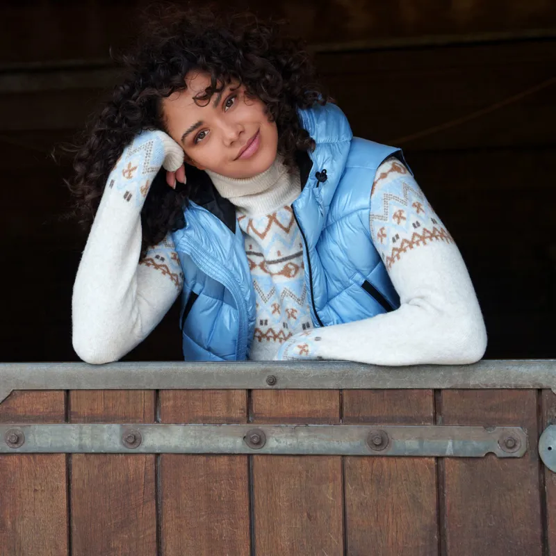 HV Polo Dyanne Ladies Pullover Jumper - Natural Heather-1