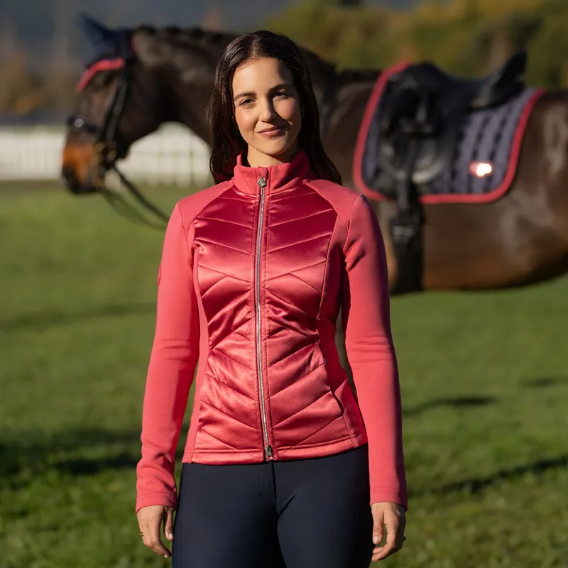 LeMieux Dynamique Ladies Jacket - Cranberry-1